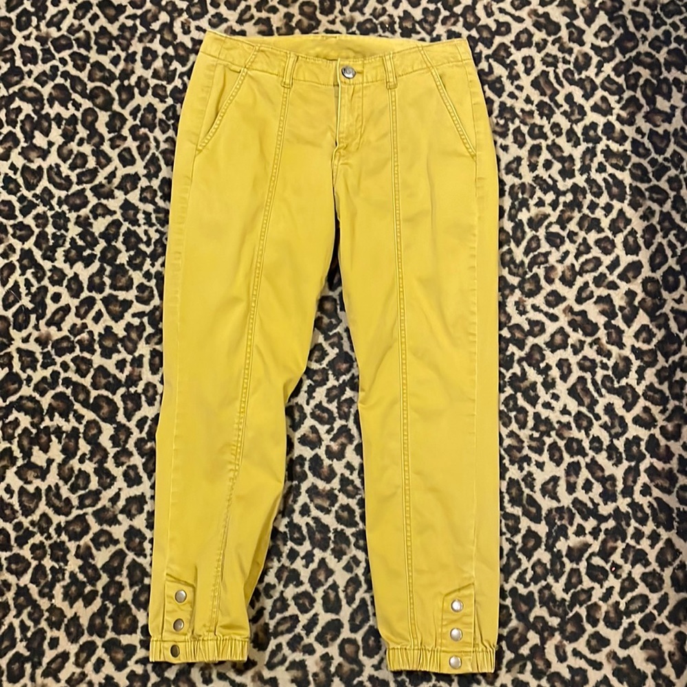 CAbi The Tracker Marigold Jogger Pants Style #5504 Sz 6 worn once